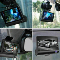 1080P Car Video Dash Cam HD Dual Lens Recorder Camera G-Sensor Mirror