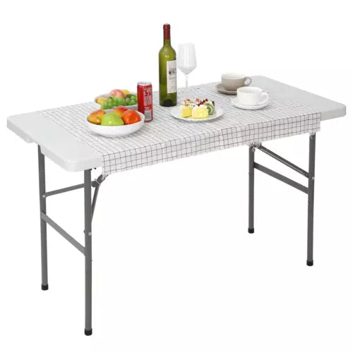 4 FT Portable Folding Table for Party Dining