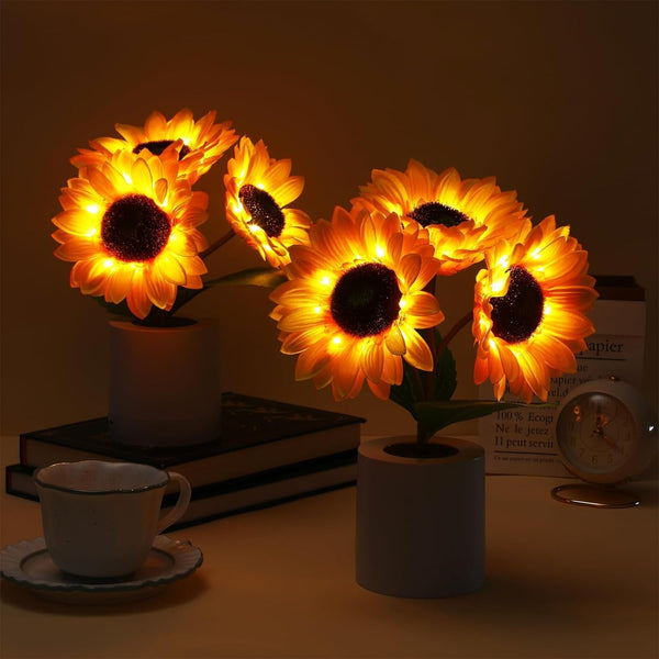 LED-Sonnenblumenlampe