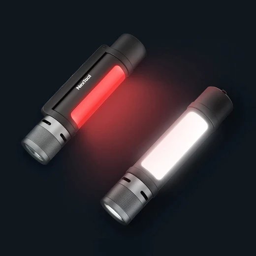 6-in-1 Thunder Flashlight Magnetic Task Red Emergency