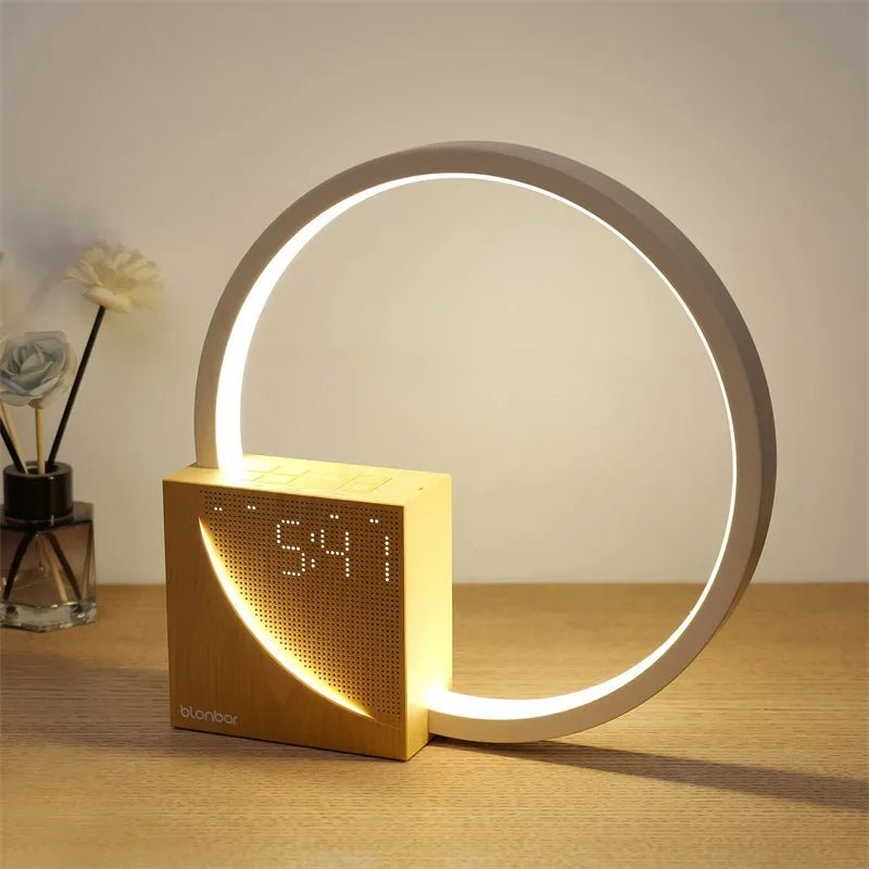 Touch Control Bedside Lamp with Alarm & Natural Sounds