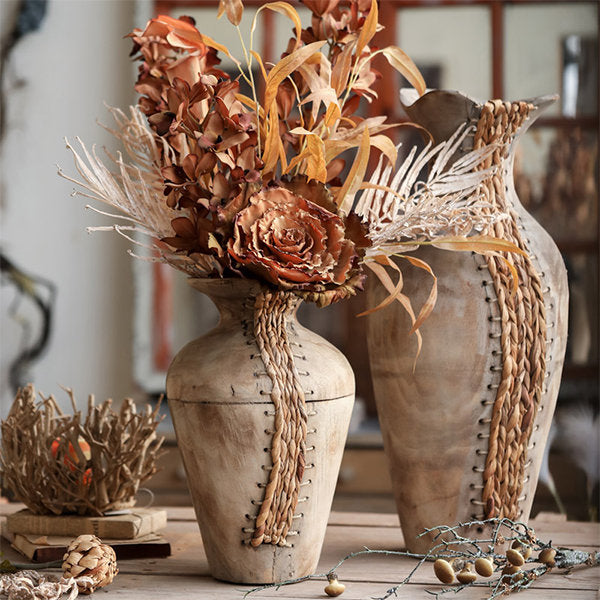 Handmade Rustic Vase | Willow Wood