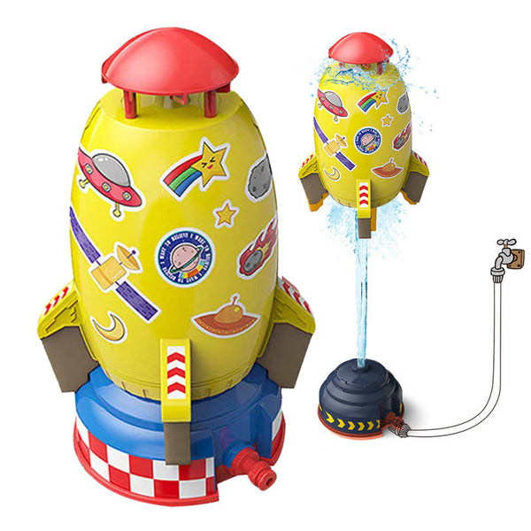 Outdoor Water Rocket Launcher Lift Sprinkler Toy Set