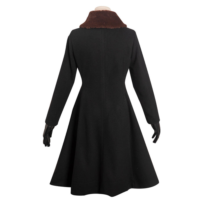 Adult M3gan Black Coat Cosplay Costume