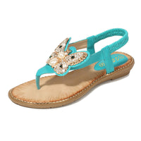 Electra Sandals Bohemian Rhinestone Beach Sandals