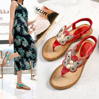 Electra Sandals Bohemian Rhinestone Beach Sandals