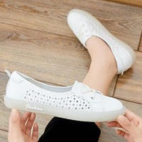 Silvia Sequins Design Casual Lace-Up Flat Sneakers!