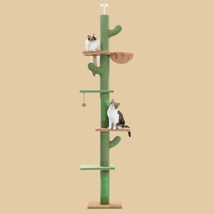 Adjustable Cat Tree Scratching Post - Cat Climbing Tower