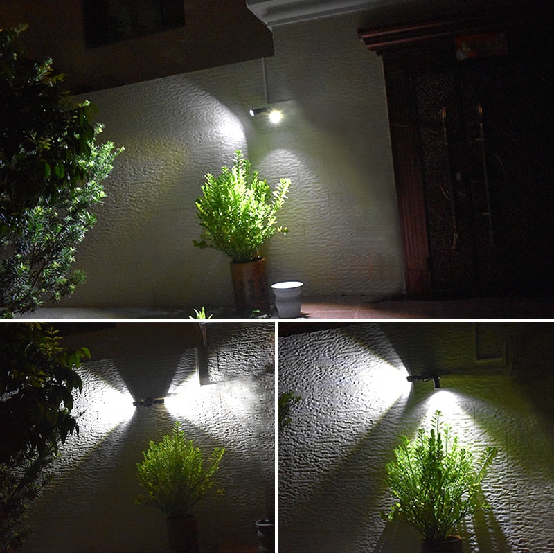 Ultrahelle Solar-LED-Leuchten mit Bewegungsmelder für den Außenbereich