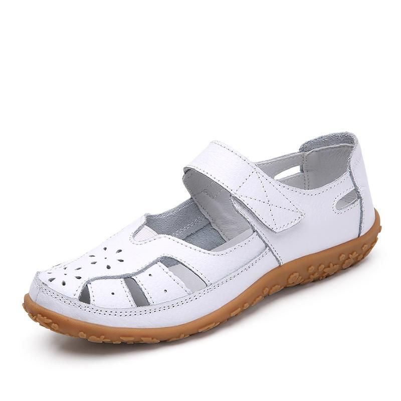 Lässige geflochtene Sandalen „Nina Split“