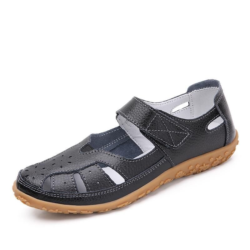 Lässige geflochtene Sandalen „Nina Split“