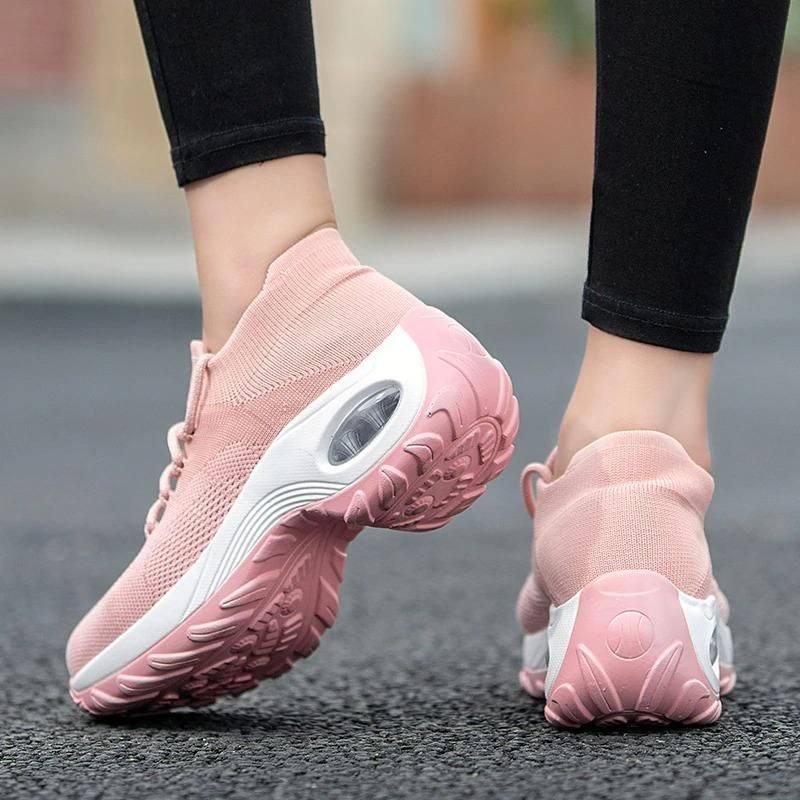 Fortuna Lace Up Running Shoes Platform Sneakers
