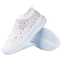 Anicia Crystal Breathable Orthopedic Slip-On Walking Shoes