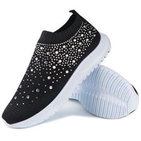 Anicia Crystal Breathable Orthopedic Slip-On Walking Shoes