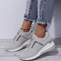 Dana Orthopedic Lace-up Wedge Women Sneakers