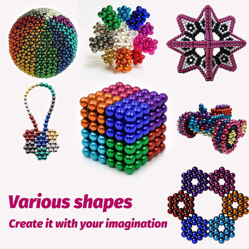 Multi Colored DigitDots 216 Pcs Magnetic Balls