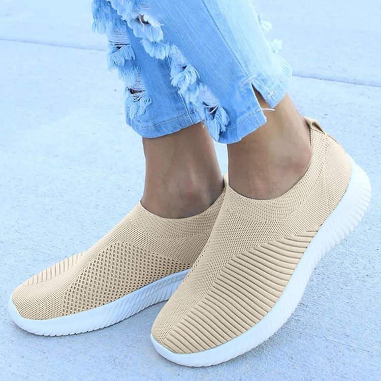 Anicia Crystal Breathable Orthopedic Slip-On Walking Shoes