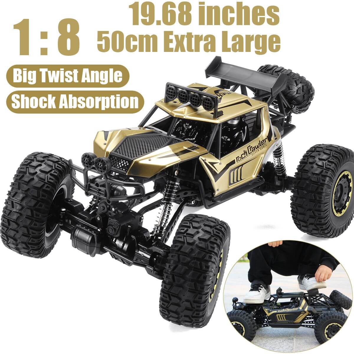 2,4G Off-road Truck Große RC Autos 1/8 Fernbedienung Auto Klettern Monster Buggy