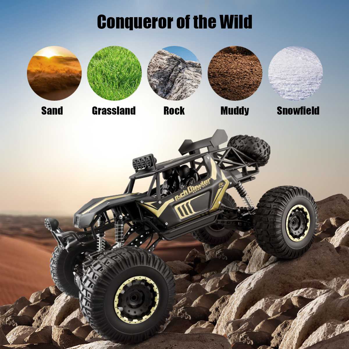 2,4G Off-road Truck Große RC Autos 1/8 Fernbedienung Auto Klettern Monster Buggy