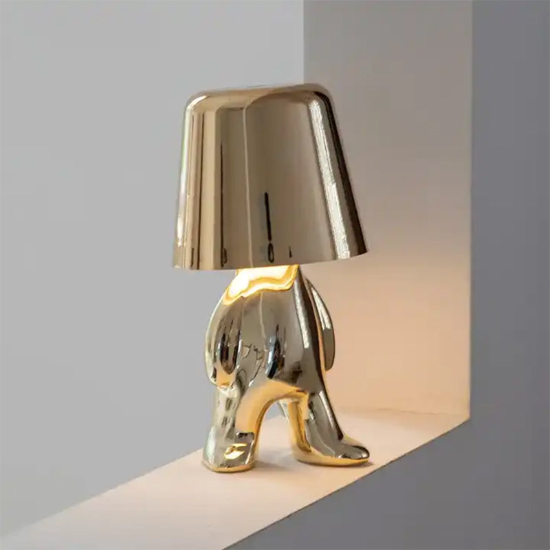 Golden Little Man Touch LED Table Lamp