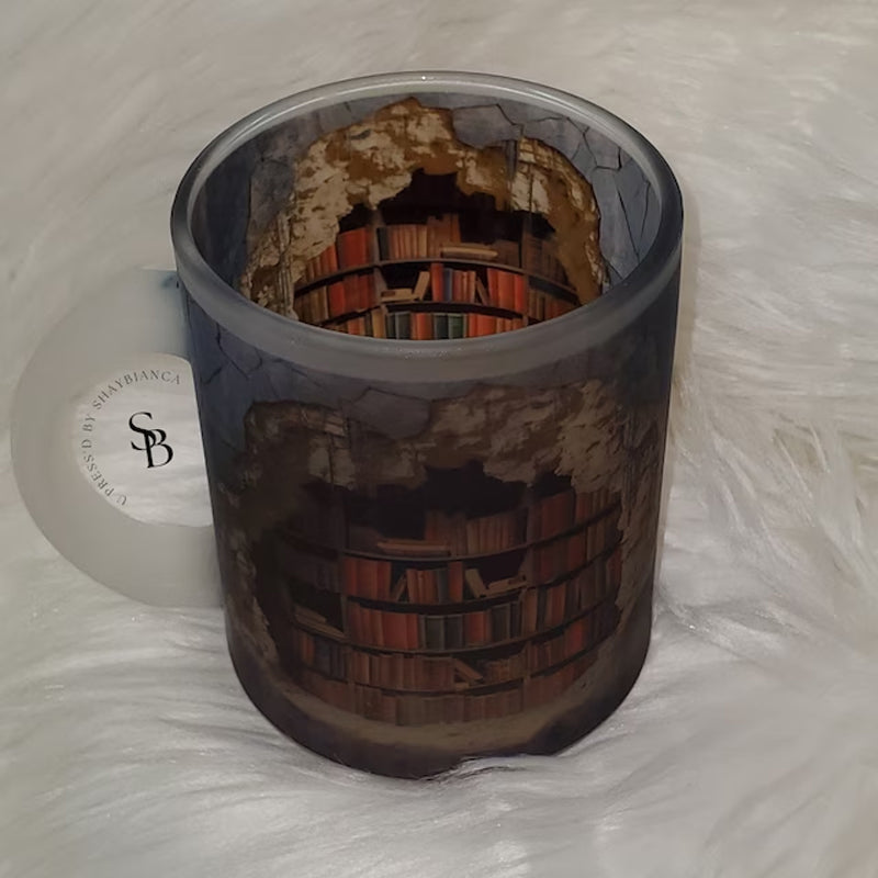 3D Library Bookshelf Mug | Coffee Mugs Gift for Book Lovers