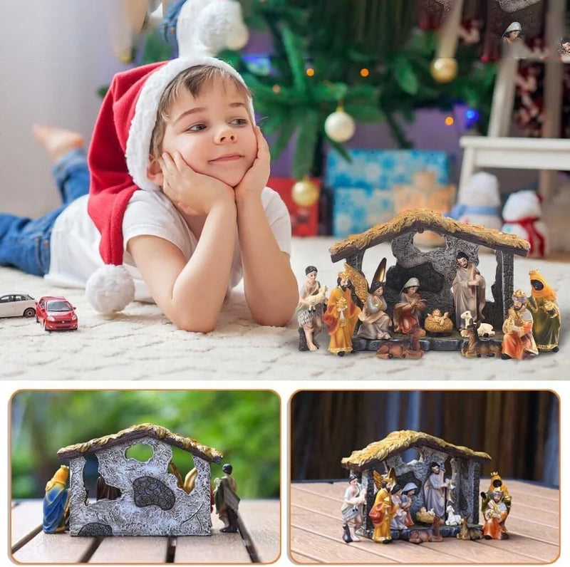 Nativity Manger Scene Figurines Set