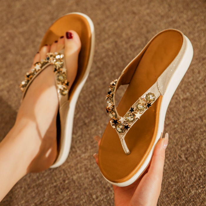 Caecilia Summer Star Rhinestone Sandals