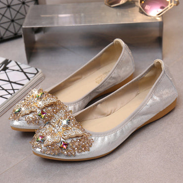 Asteria Strass Flats Lässiger Komfort Elegante Flats 