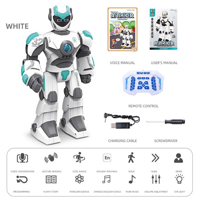 Large Intelligent RC Robot Toy 2.4G For Kids - Intelligent Voice Dialogue Robot
