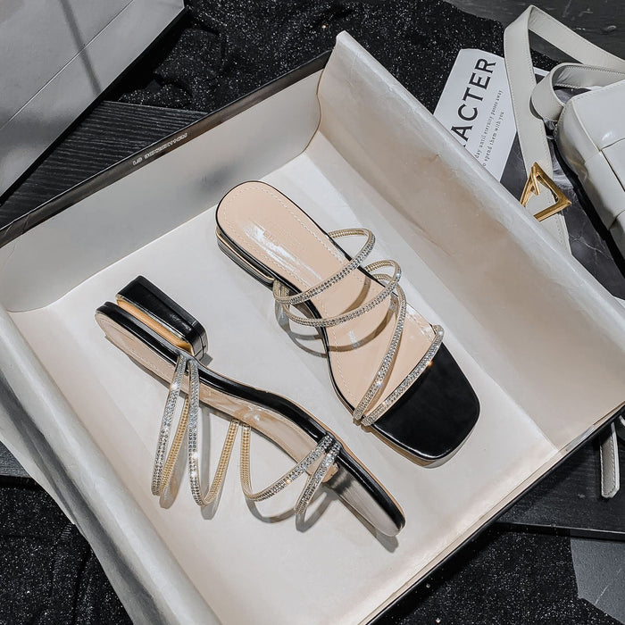 Junia Luxury Rhinestone Women's Sandals