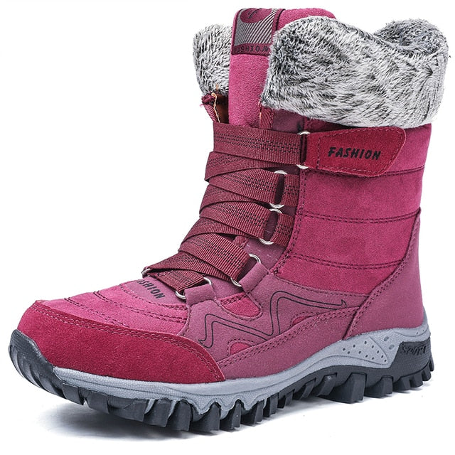 Orthopedic Women Boots Arch Support Warm Non Slip High Top Boots