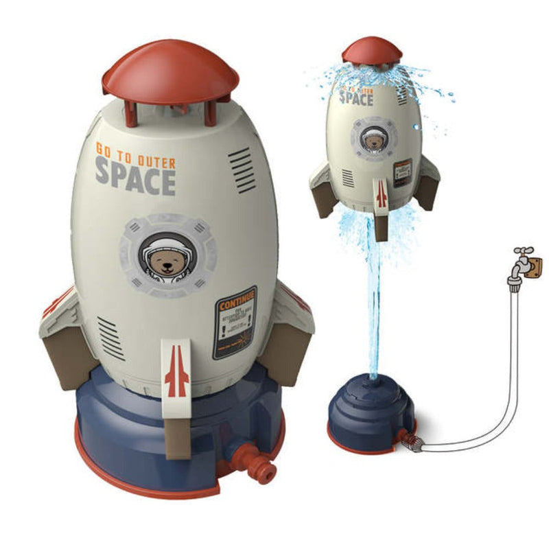 Outdoor Water Rocket Launcher Lift Sprinkler Toy Set
