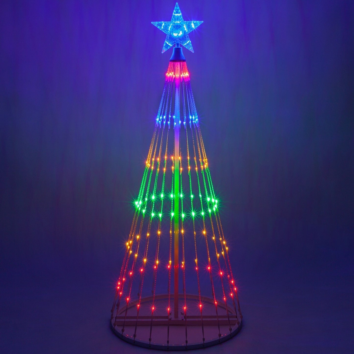 Led Animated Outdoor Multicolor Christmas Tree Light Show