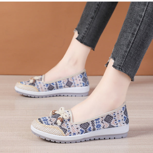 Pandora Soft sole Anti Slip Loafers Casual Weaving Shoes