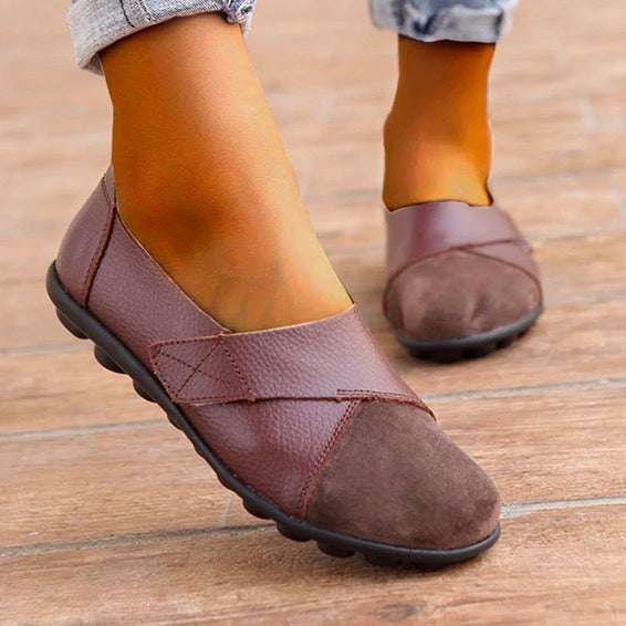 Portia Premium Orthopädische Schuhe Echte Bequeme Leder-Loafer 