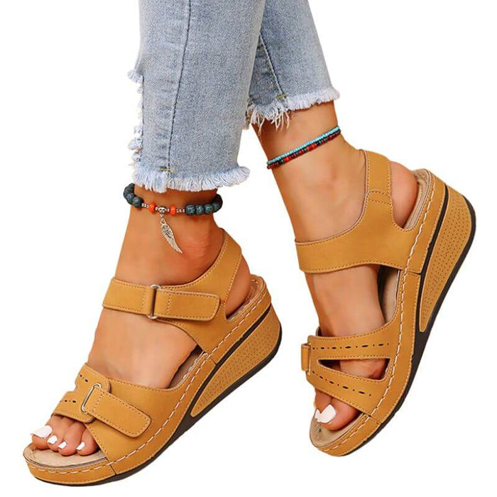 Veronica Soft Bottom Wedge Heels Sandals