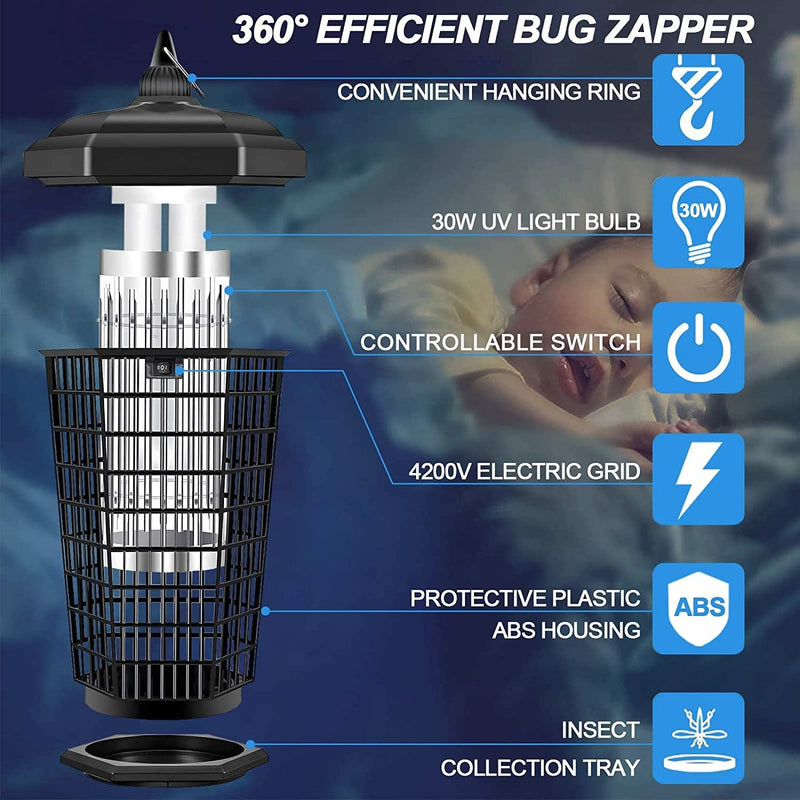 Moth Killer Lamp - Ultrasonic Moth Killer Lamp