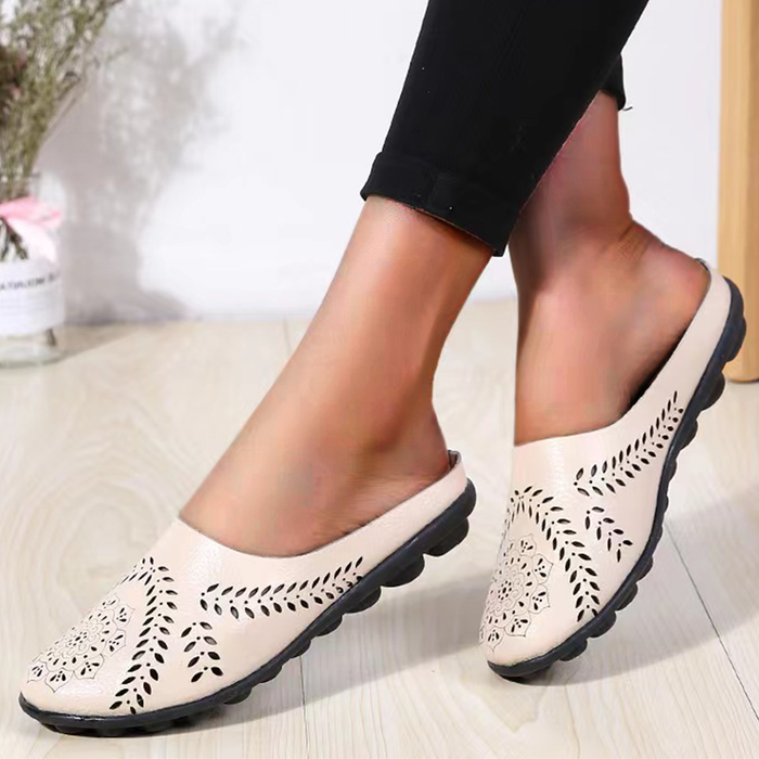 Minerva Casual Women's Hollow Flat Shoes