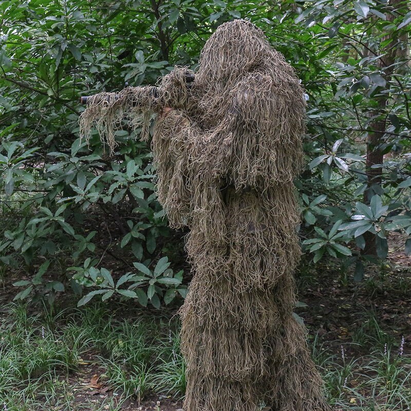 3D Jagd Ghillie Anzug Scharfschütze | Camouflage Jagdbekleidung