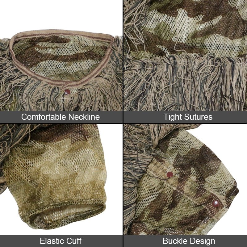 3D Hunting Ghillie Suit Sniper | Camouflage Hunting Apparel