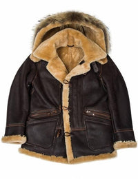 Pilotenjacke aus Schaffell B-7 Arctic Parka