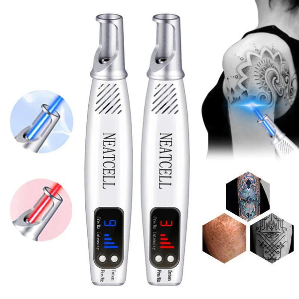 Professional Laser Removal Pen | Laser Tattoo Removal Red & Blue