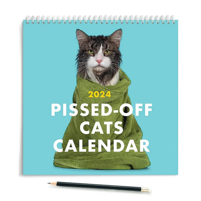 2024 Pissed-Off Cats Wall Calendar