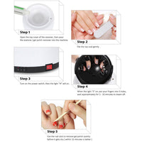 Steam Nail Polish Remover Machine