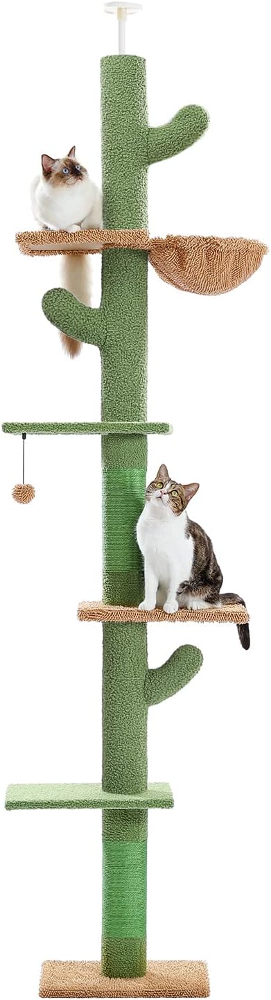 Verstellbarer Kratzbaum - Kletterturm für Katzen 