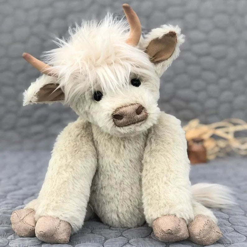 Handmade Highland Cattle Toy