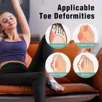 Upgraded Toe Bunion Corrector | 3D Knob Toes Straightener Corrector