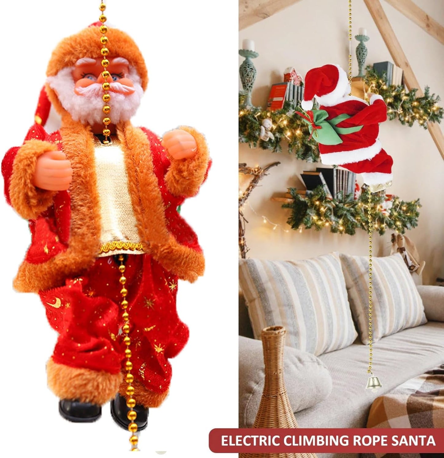 Singing & Climbing Santa Claus | Musical Christmas Toy