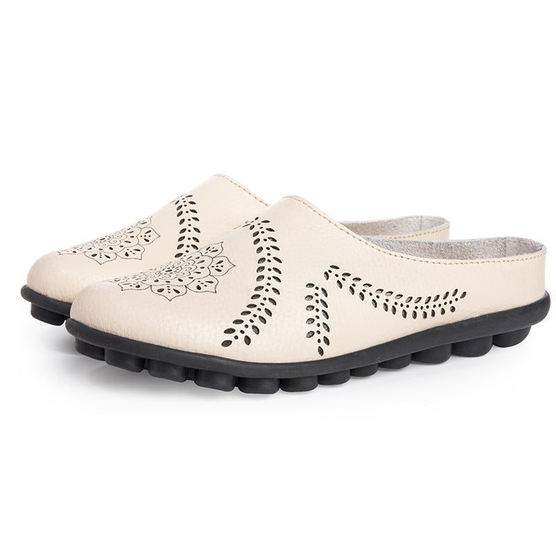 Regina Casual All-Match Hollow Slippers | Women's Flats