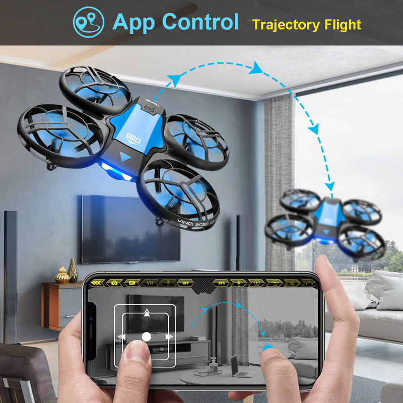 Drohne mit Kamera für Anfänger | Fliegender RC-Quadrocopter per Gesten- und Mobilsteuerung